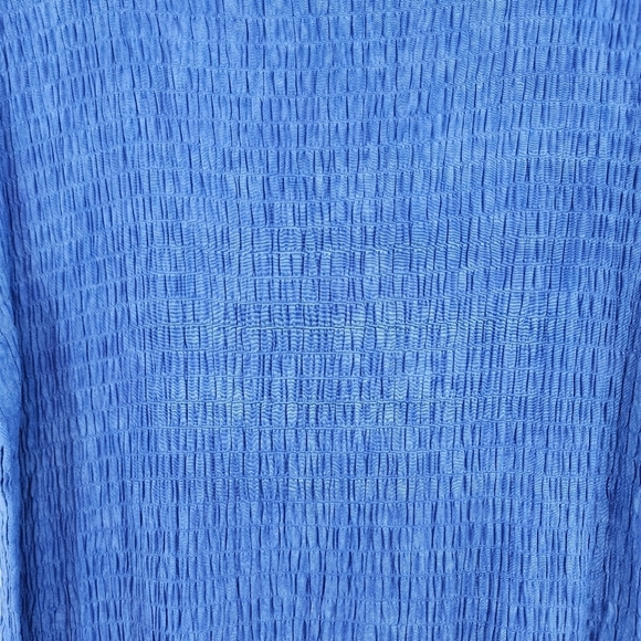 Nomadic Traders Women's Crinkle Texture Short Sleeves Top - L - Picture 5 of 6